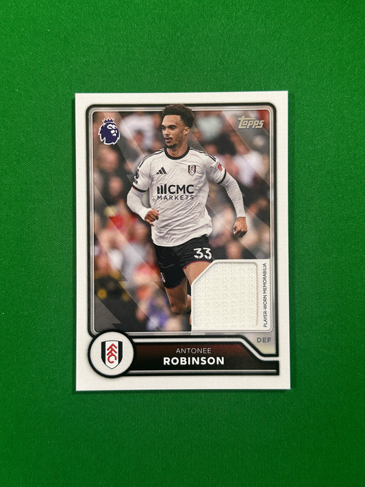Antonee Robinson Relic — front