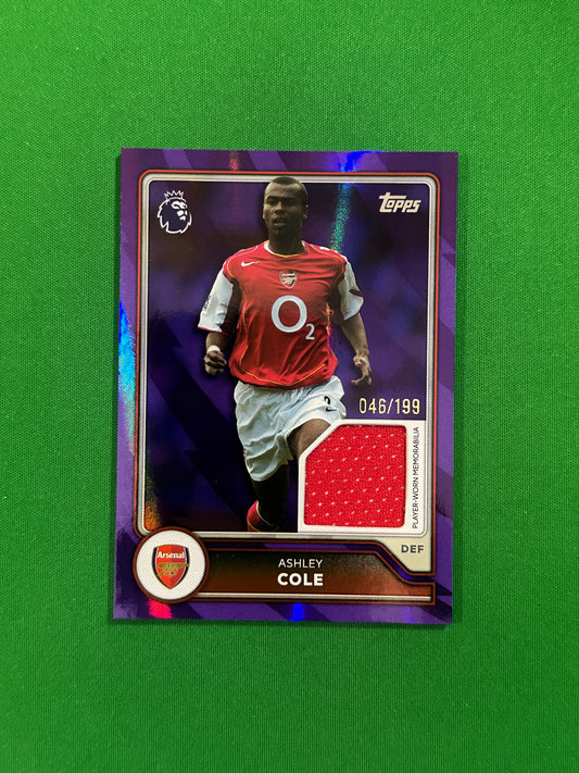 Ashley Cole Relic Purple 046/199 — front