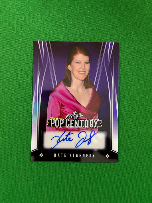 Kate Flannery Autograph 5/6 - Leaf Pop Century 2025 - front