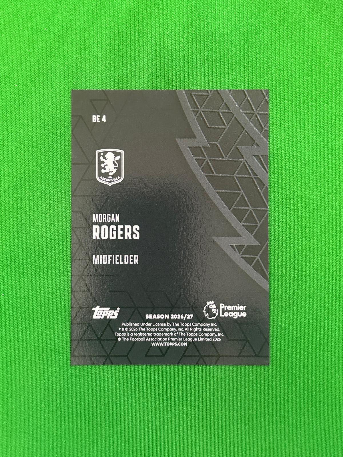 Morgan Rogers Black Edge — back