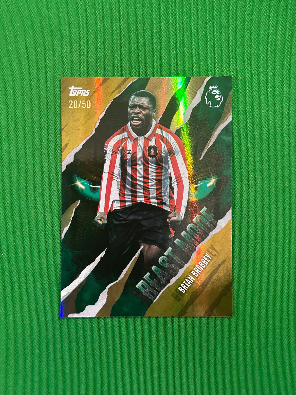 Brian Brobbey Beast Mode Gold 20/50 — front