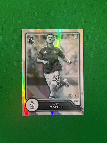 James McAtee Black and White 16/75 — front