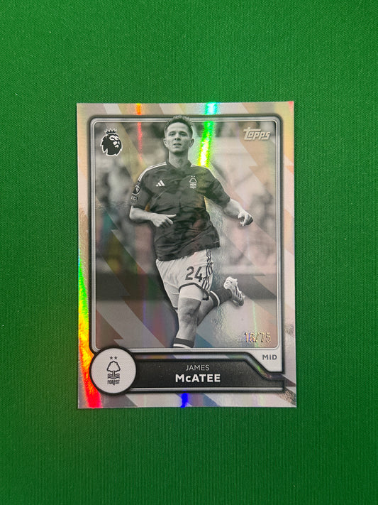 James McAtee Black and White 16/75 — front