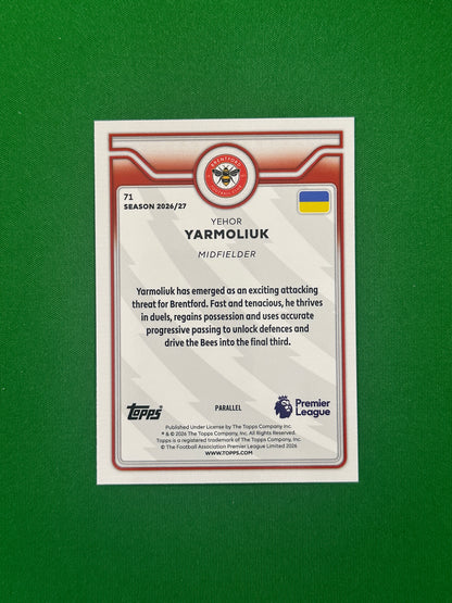 Yehor Yarmolyuk Blue 039/150 — back