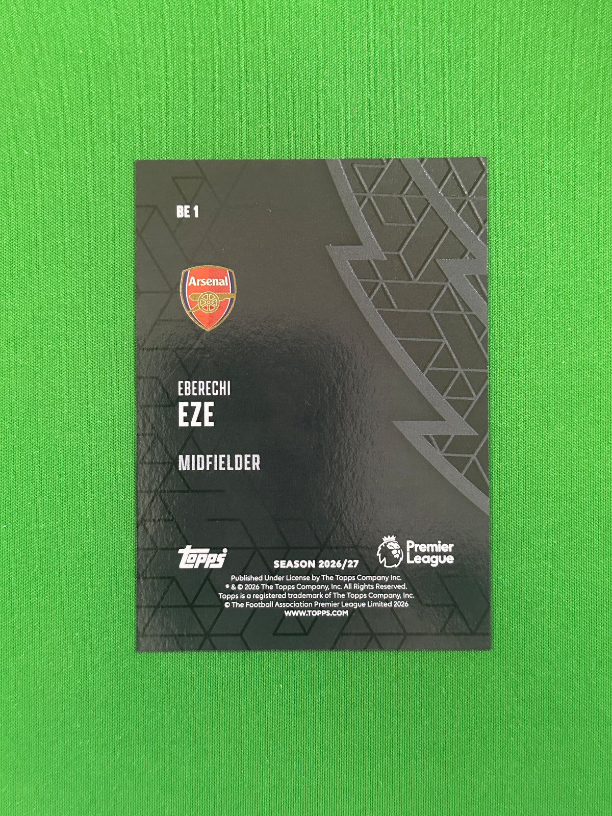 Eberechi Eze Black Edge — back