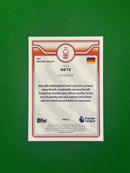 Luca Netz Green 06/99 — back