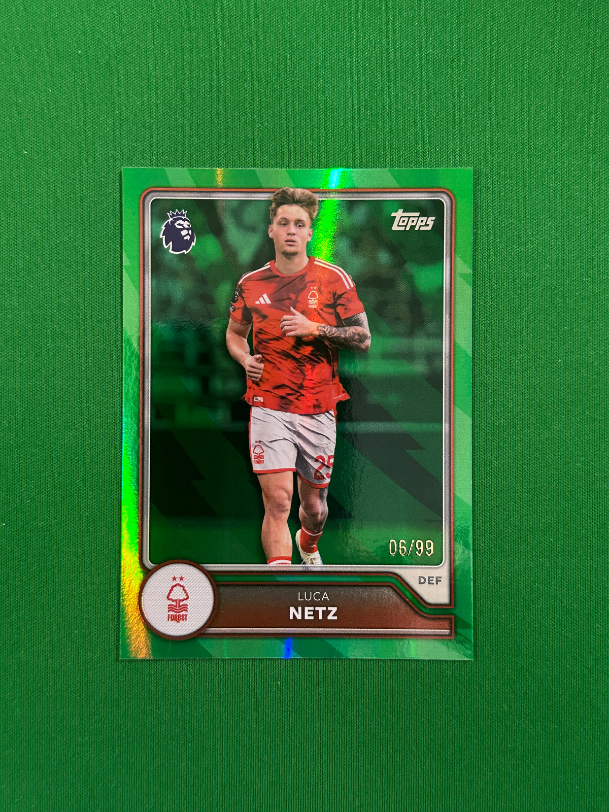 Luca Netz Green 06/99 — front