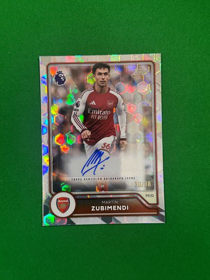 Martín Zubimendi Autograph Netbuster 36/38 — front