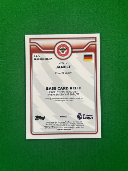 Vitaly Janelt Relic Blue 076/150 — back