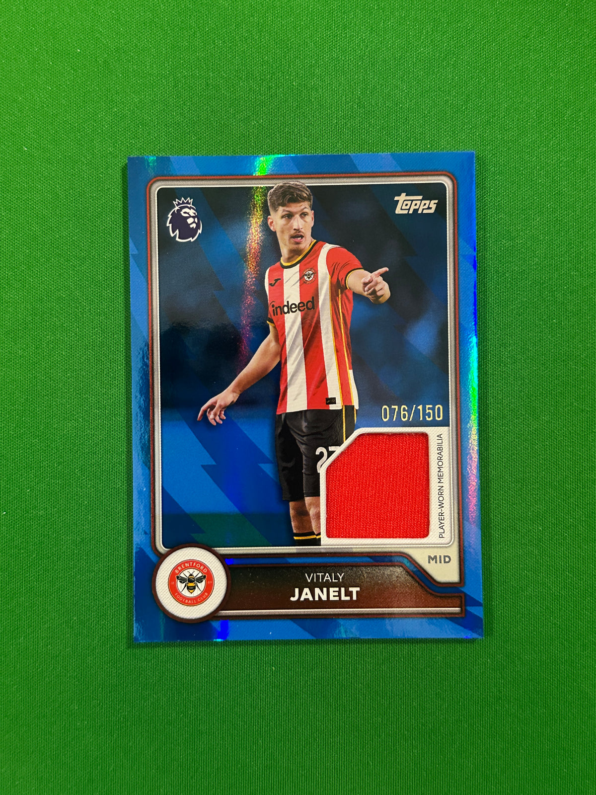 Vitaly Janelt Relic Blue 076/150 — front