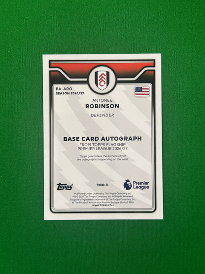 Antonee Robinson Autograph Blue 078/150 — back