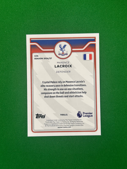 Maxence Lacroix Blue 134/150 — back