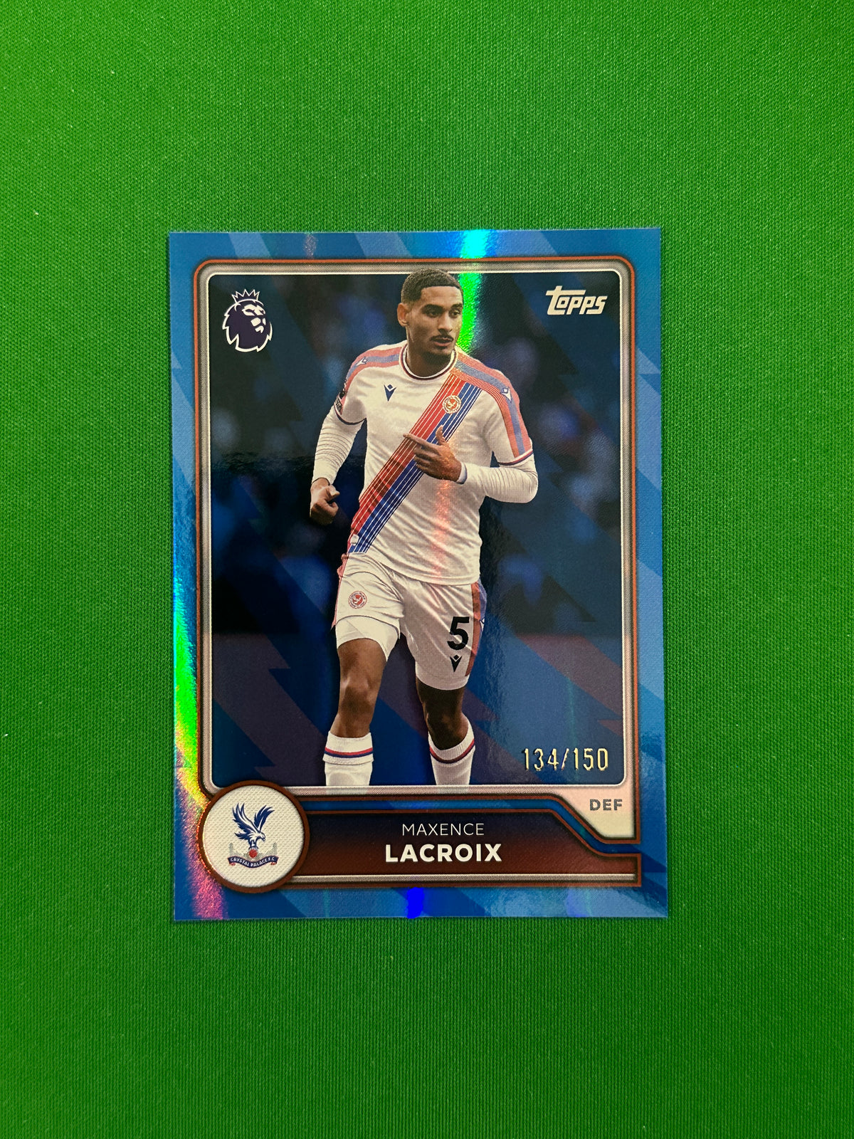Maxence Lacroix Blue 134/150 — front