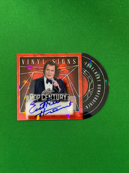 Engelbert Humperdinck Vinyl Signs Autograph 2/2 - Leaf Pop Century 2025 - front