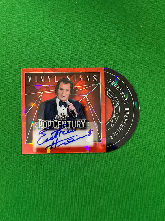 Engelbert Humperdinck Vinyl Signs Autograph 2/2 - Leaf Pop Century 2025 - front