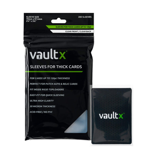 Vault X Card Sleeves for Thick Cards - 200 Pack