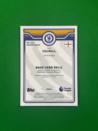 Levi Colwill Relic Green 45/99 — back
