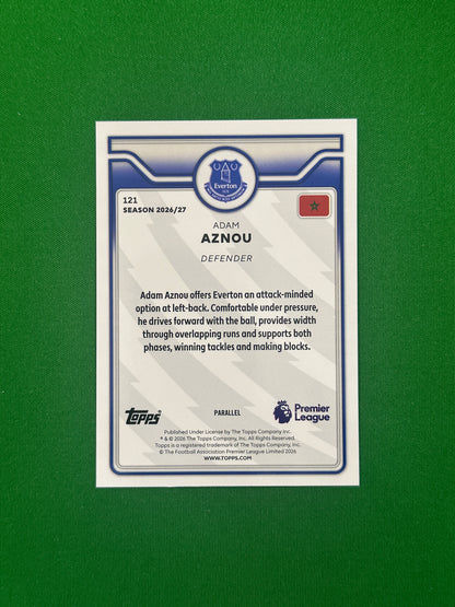 Adam Aznou Blue 019/150 — back