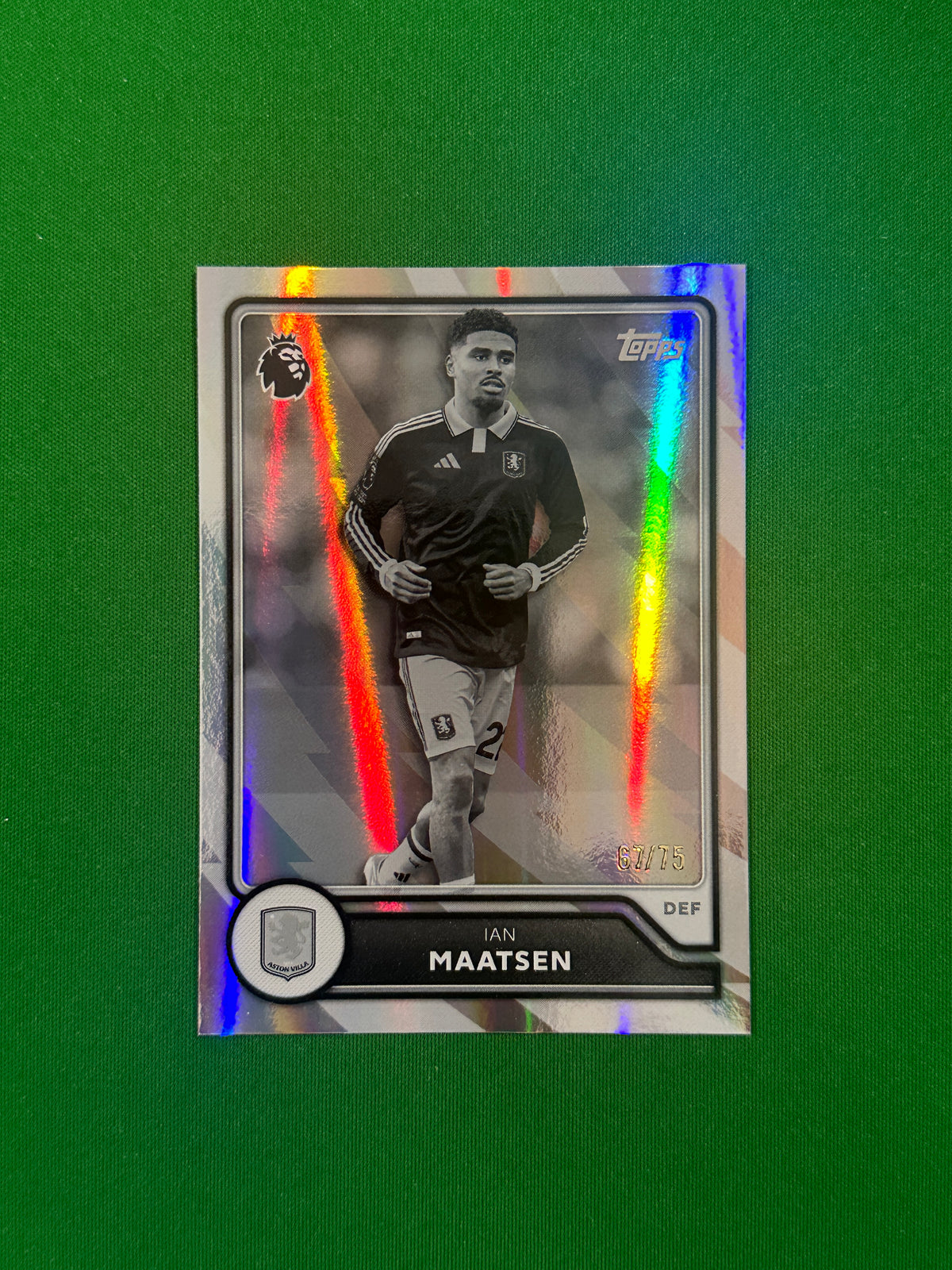 Ian Maatsen Black and White 67/75 — front