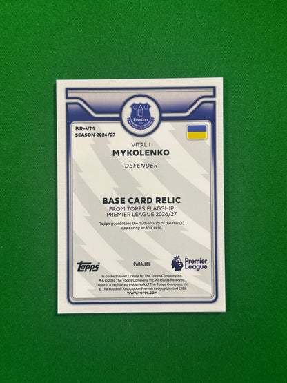 Vitalii Mykolenko Relic Purple 135/199 — back