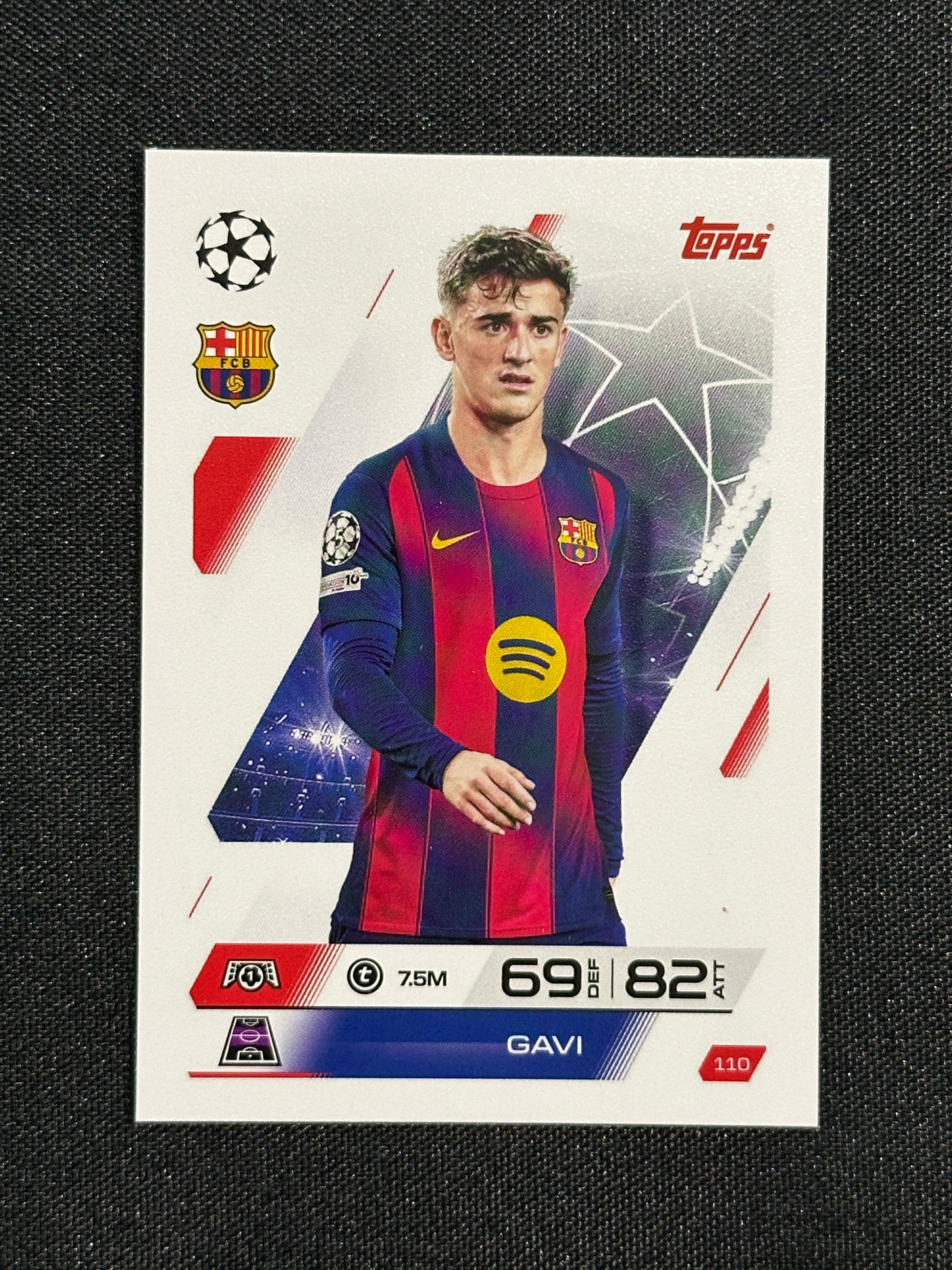 110 Gavi Barcelona Base - Topps Match Attax 2025/26