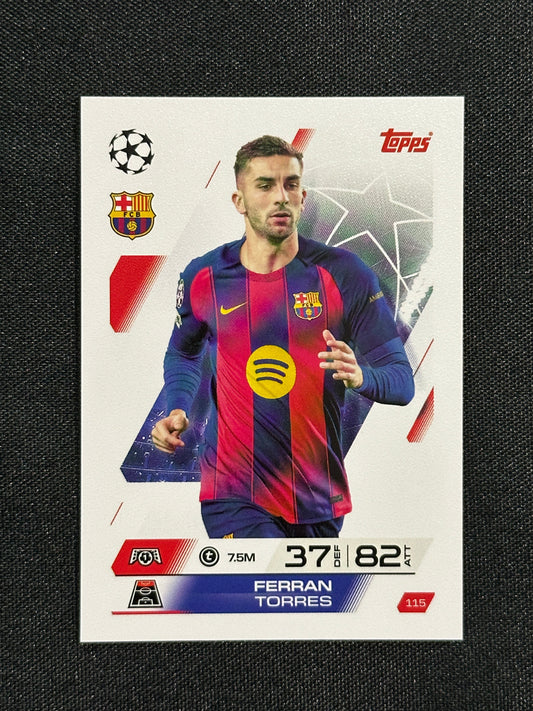 115 Ferran Torres Barcelona Base - Topps Match Attax 2025/26