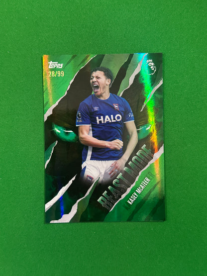 Kasey McAteer Beast Mode Green 28/99 — front