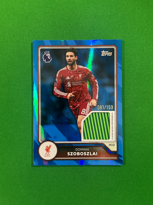 Dominik Szoboszlai Relic Blue 081/150 — front