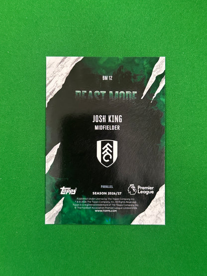 Josh King Beast Mode Blue 006/150 — back
