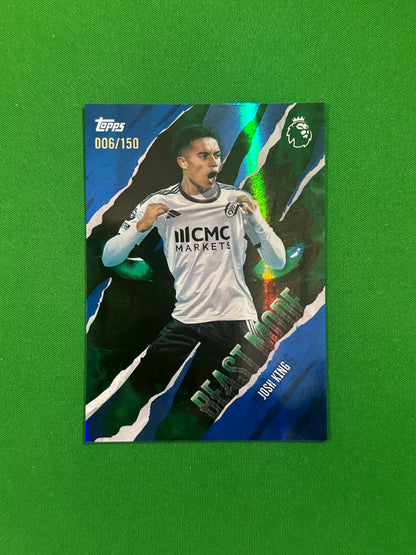 Josh King Beast Mode Blue 006/150 — front