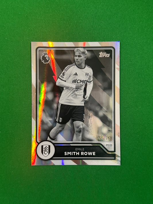 Emile Smith Rowe Black and White 39/75 — front