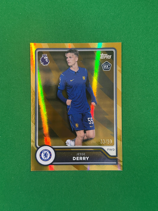 Jesse Derry Gold 33/50 — front