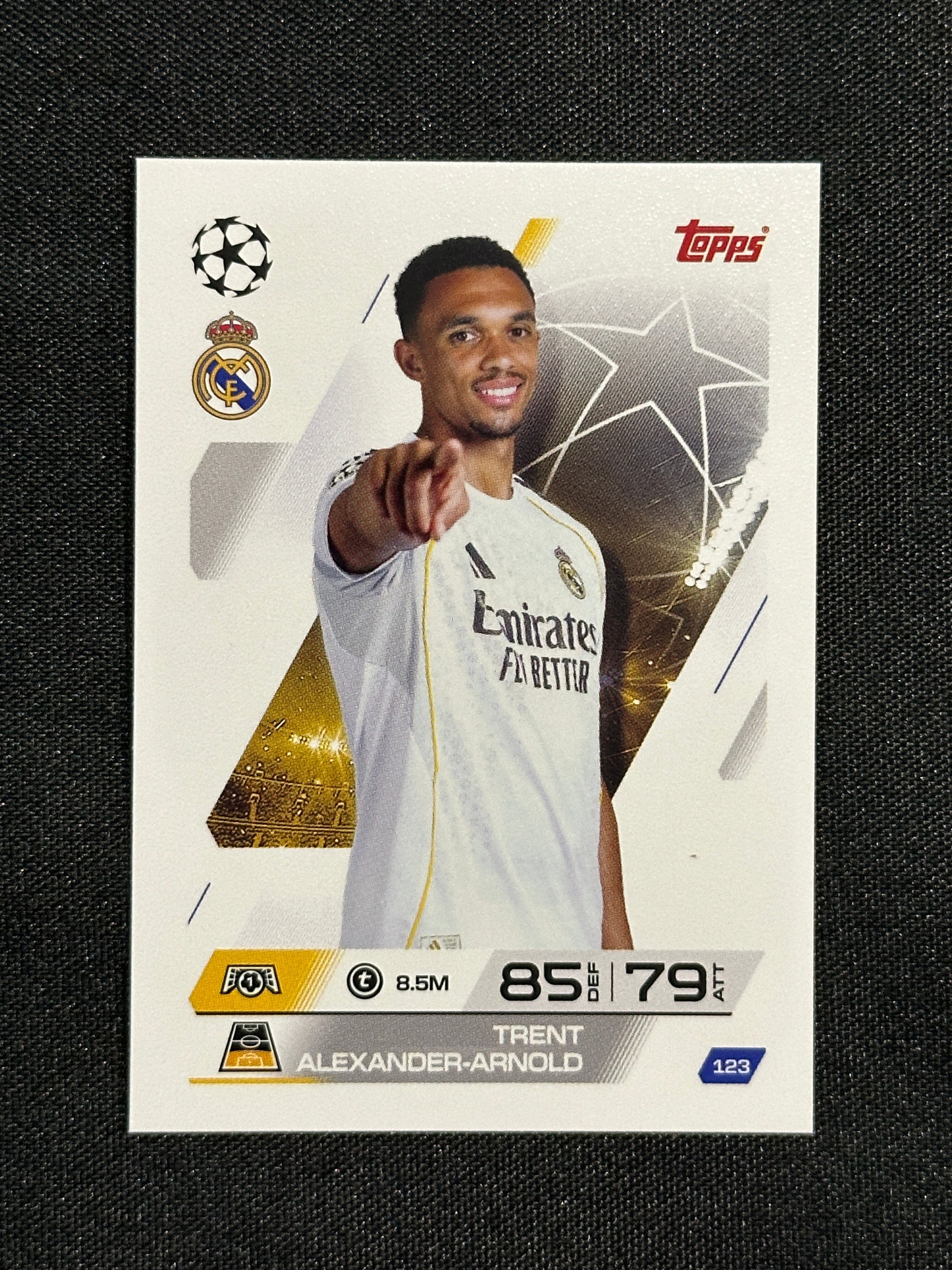 123 Trent Alexander-Arnold Real Madrid Base - Topps Match Attax 2025/26