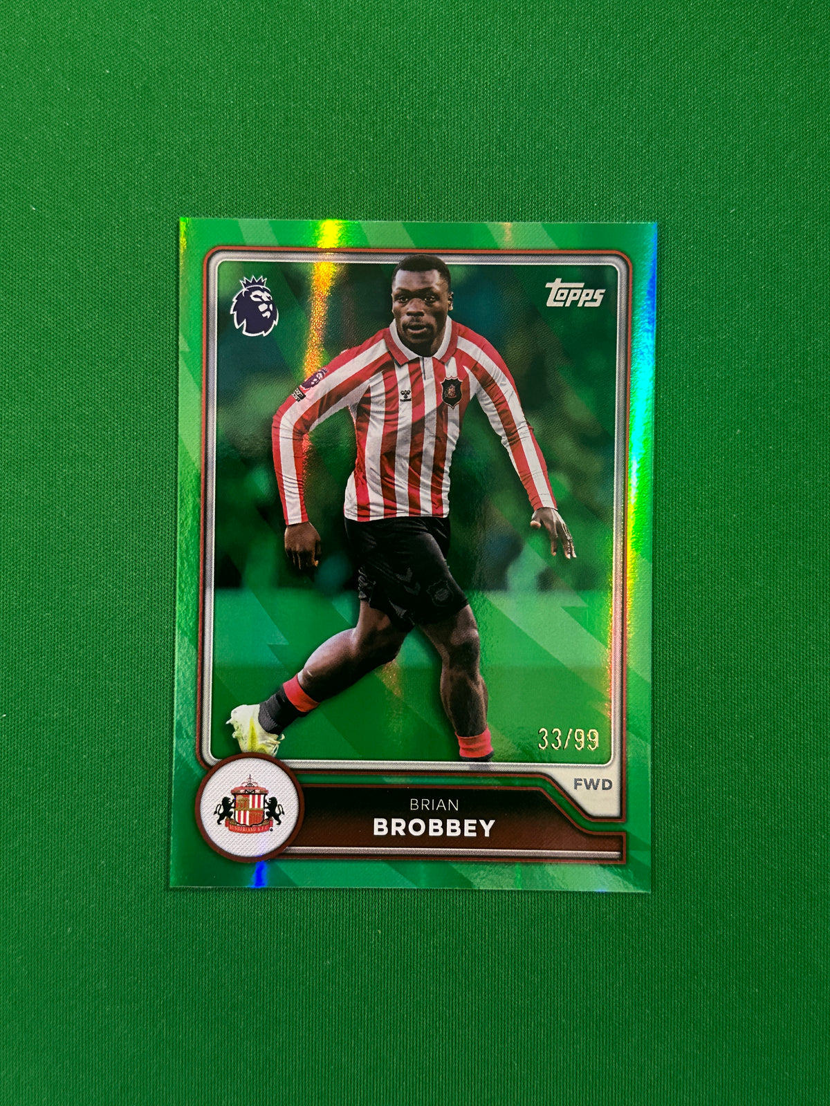 Brian Brobbey Green 33/99 — front