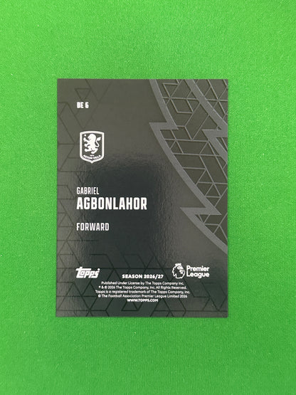 Gabriel Agbonlahor Black Edge — back