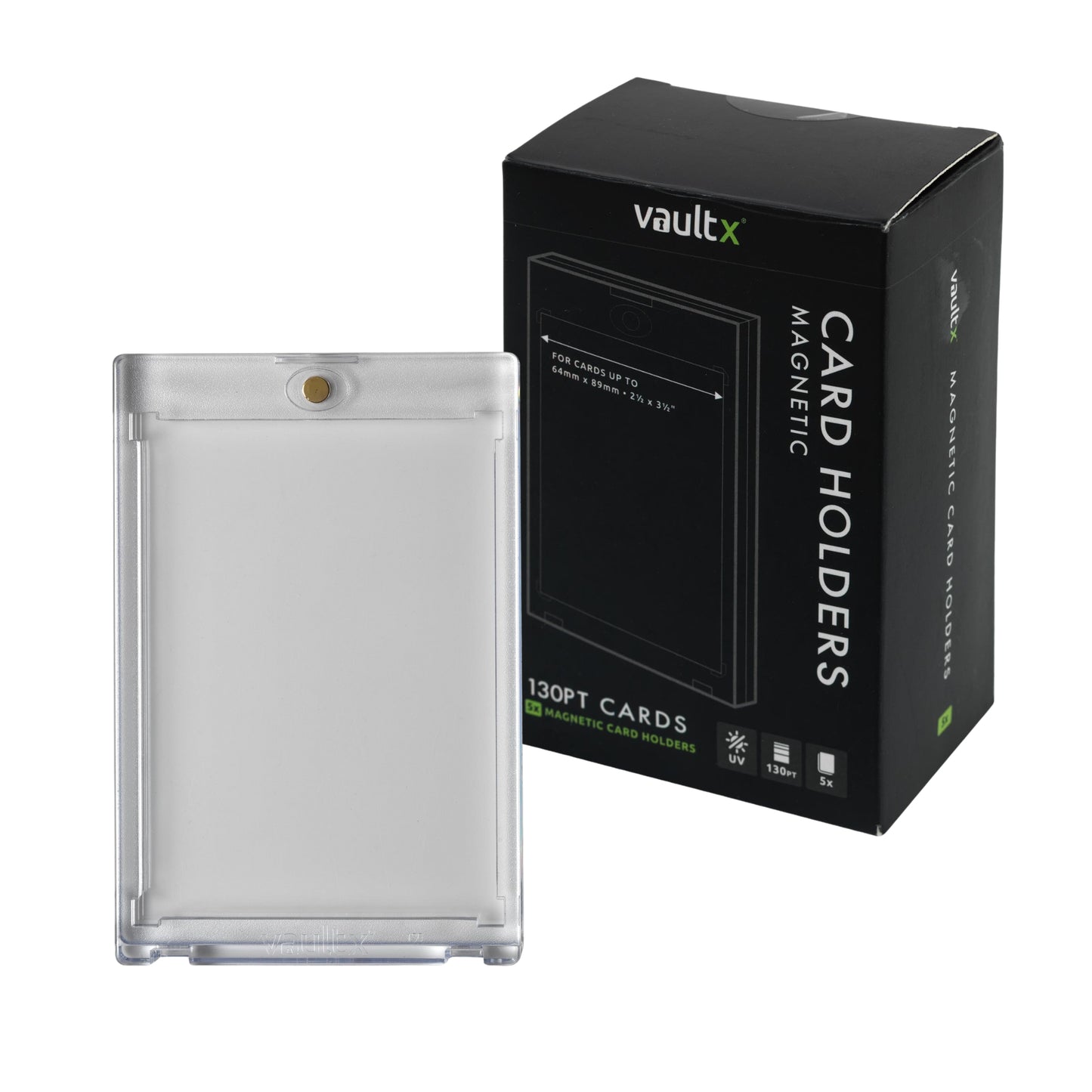 Vault X Magnetic Card Holders 130pt - 5 Pack