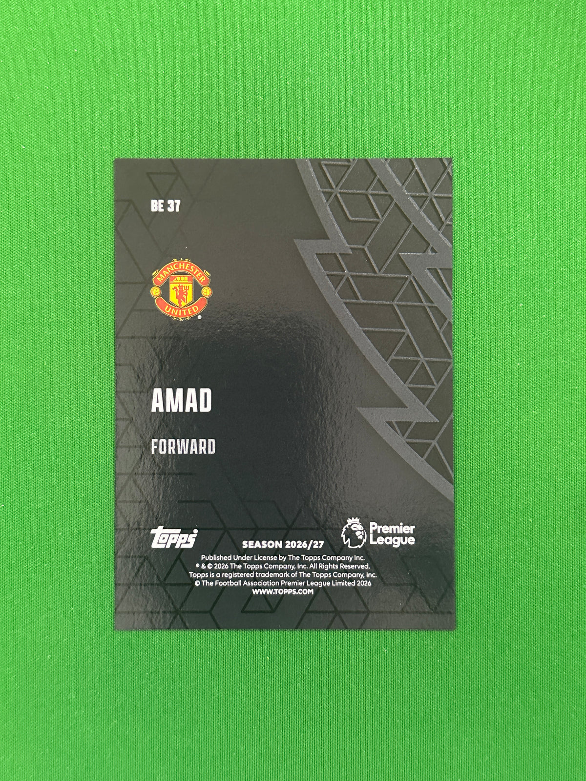 Amad Black Edge — back