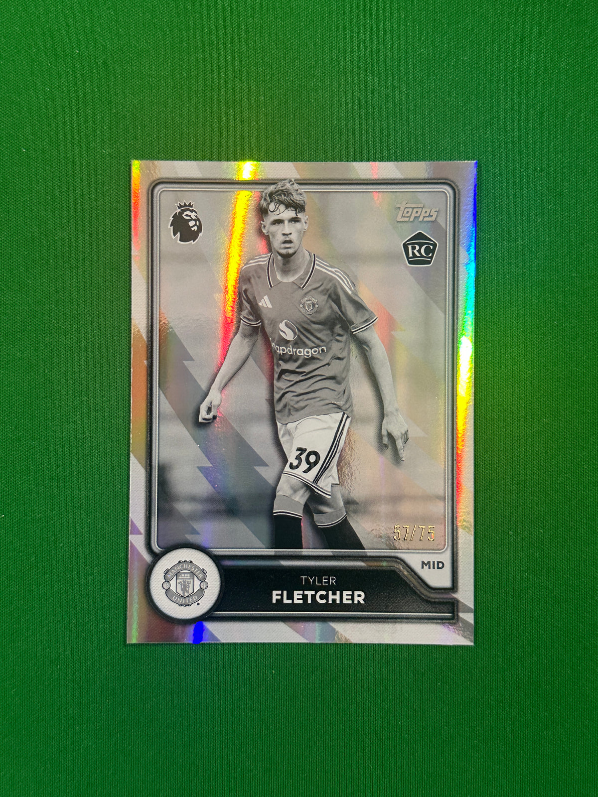 Tyler Fletcher Black and White 57/75 — front