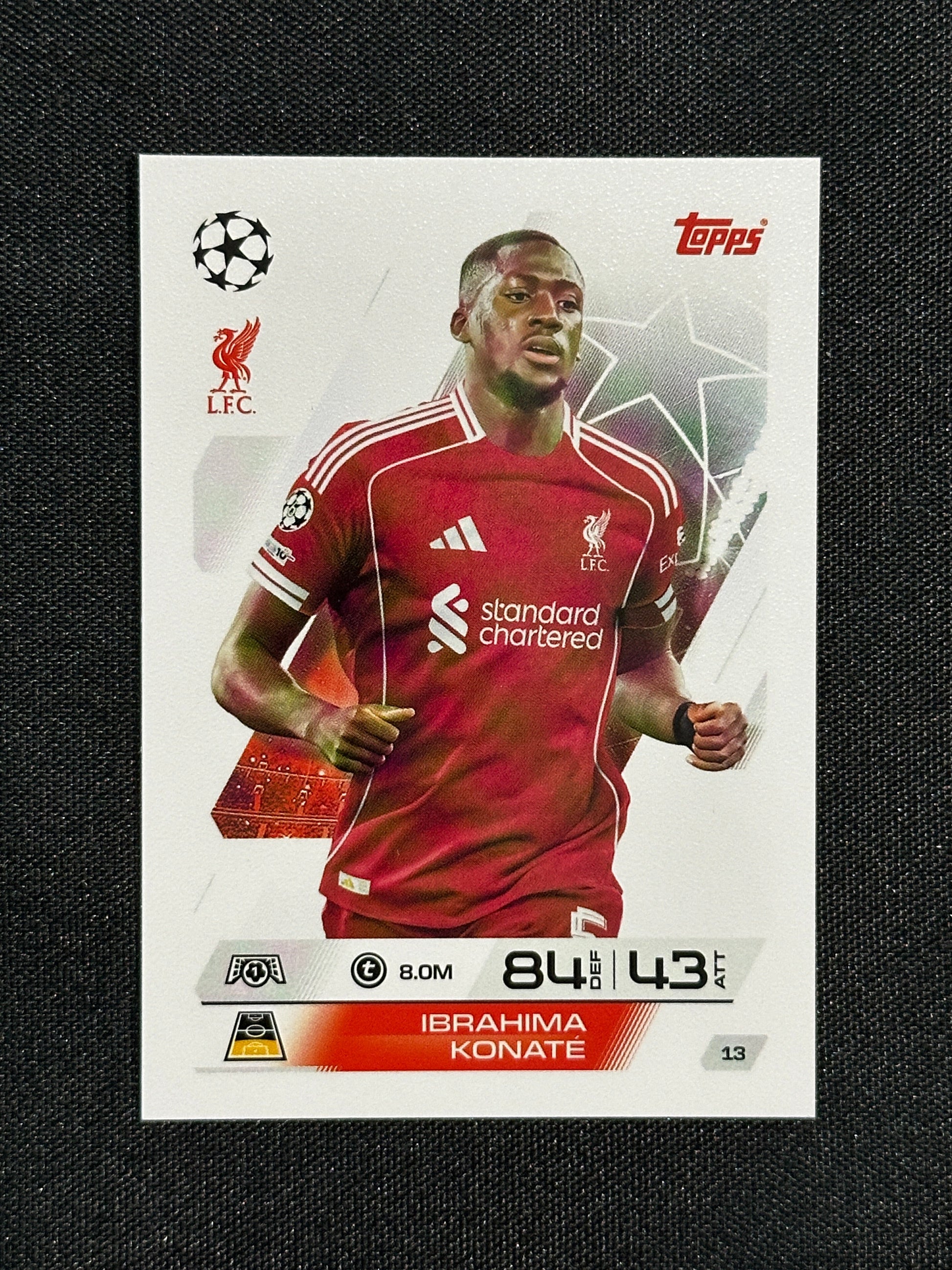 13 Ibrahima Konaté Liverpool Base - Topps Match Attax 2025/26