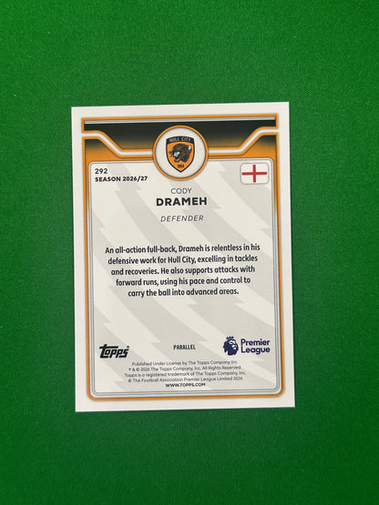 Cody Drameh Gold 43/50 — back