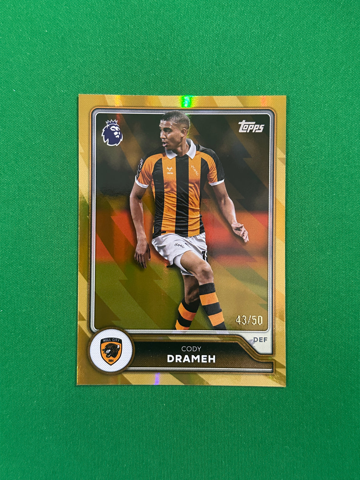 Cody Drameh Gold 43/50 — front