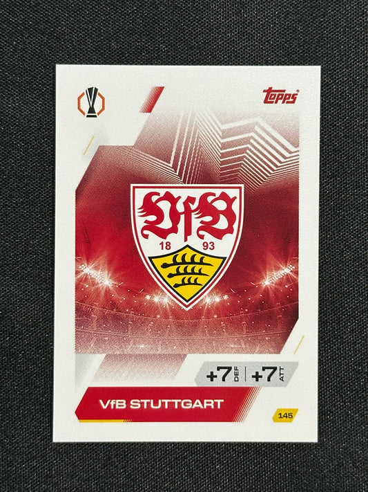 145 Team Badge VfB Stuttgart Base - Topps Match Attax 2025/26