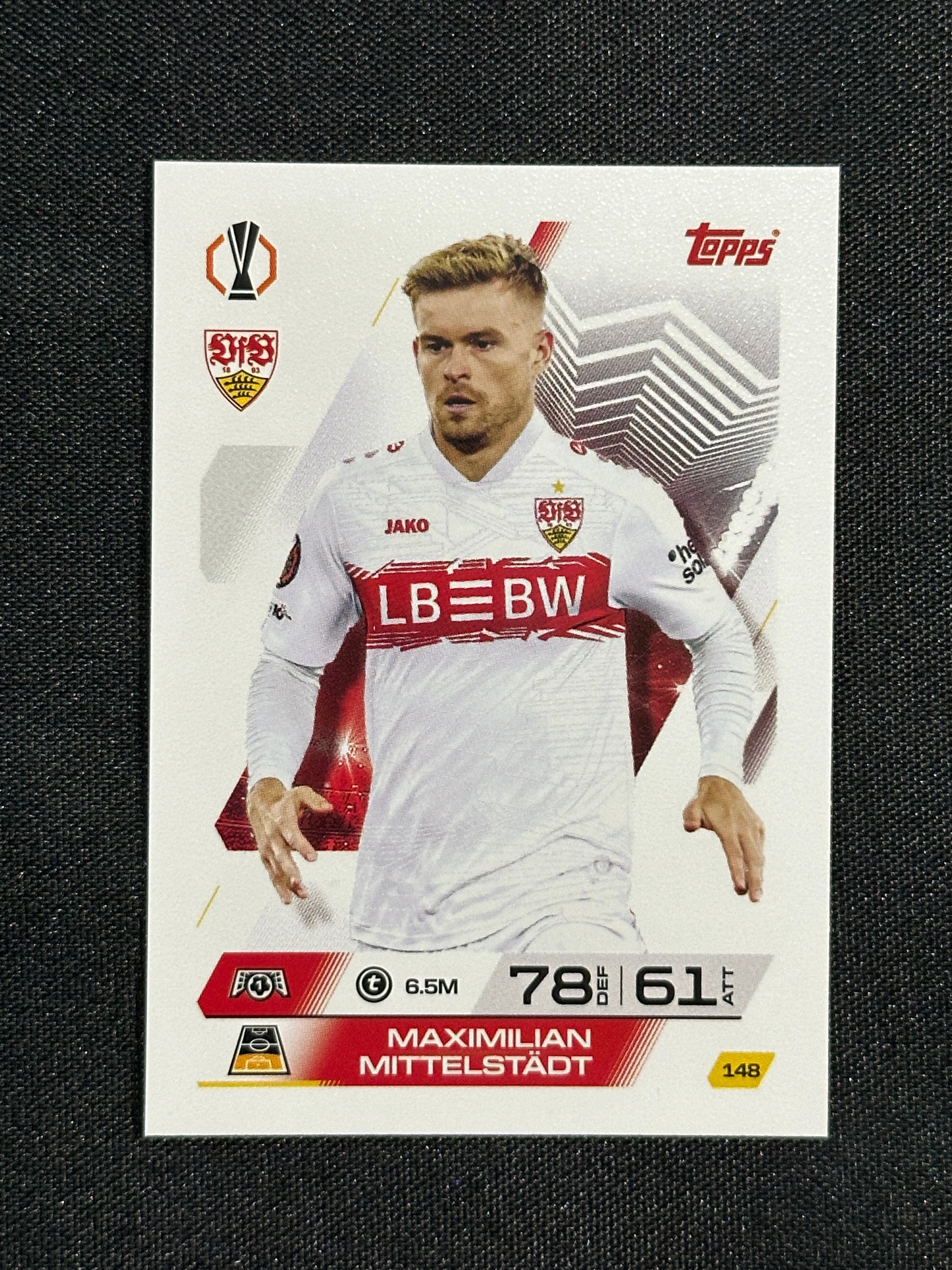 148 Maximilian Mittelstádt VfB Stuttgart Base - Topps Match Attax 2025/26