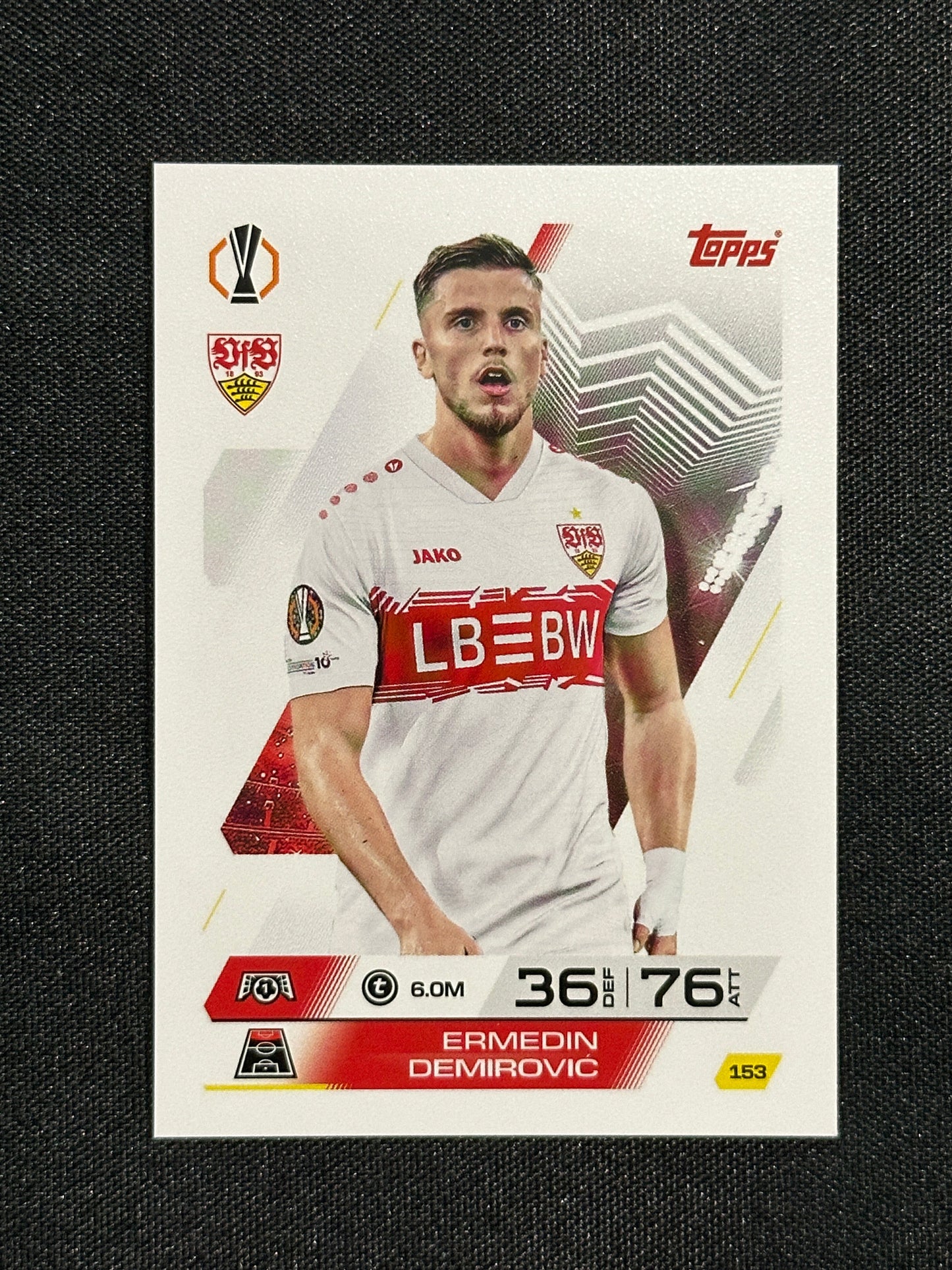 153 Ermedin Demirović VfB Stuttgart Base - Topps Match Attax 2025/26