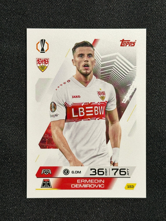 153 Ermedin Demirović VfB Stuttgart Base - Topps Match Attax 2025/26