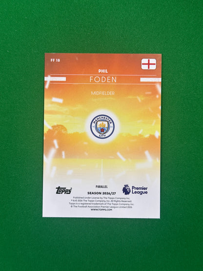 Phil Foden Flying the Flag Green 14/99 — back