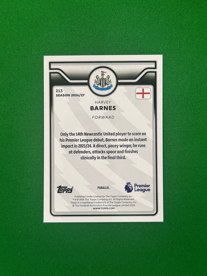Harvey Barnes Green 64/99 — back