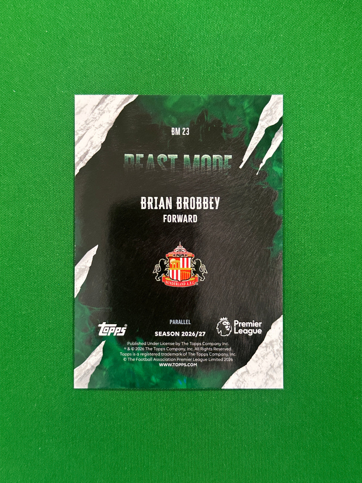 Brian Brobbey Beast Mode Orange 23/25 — back