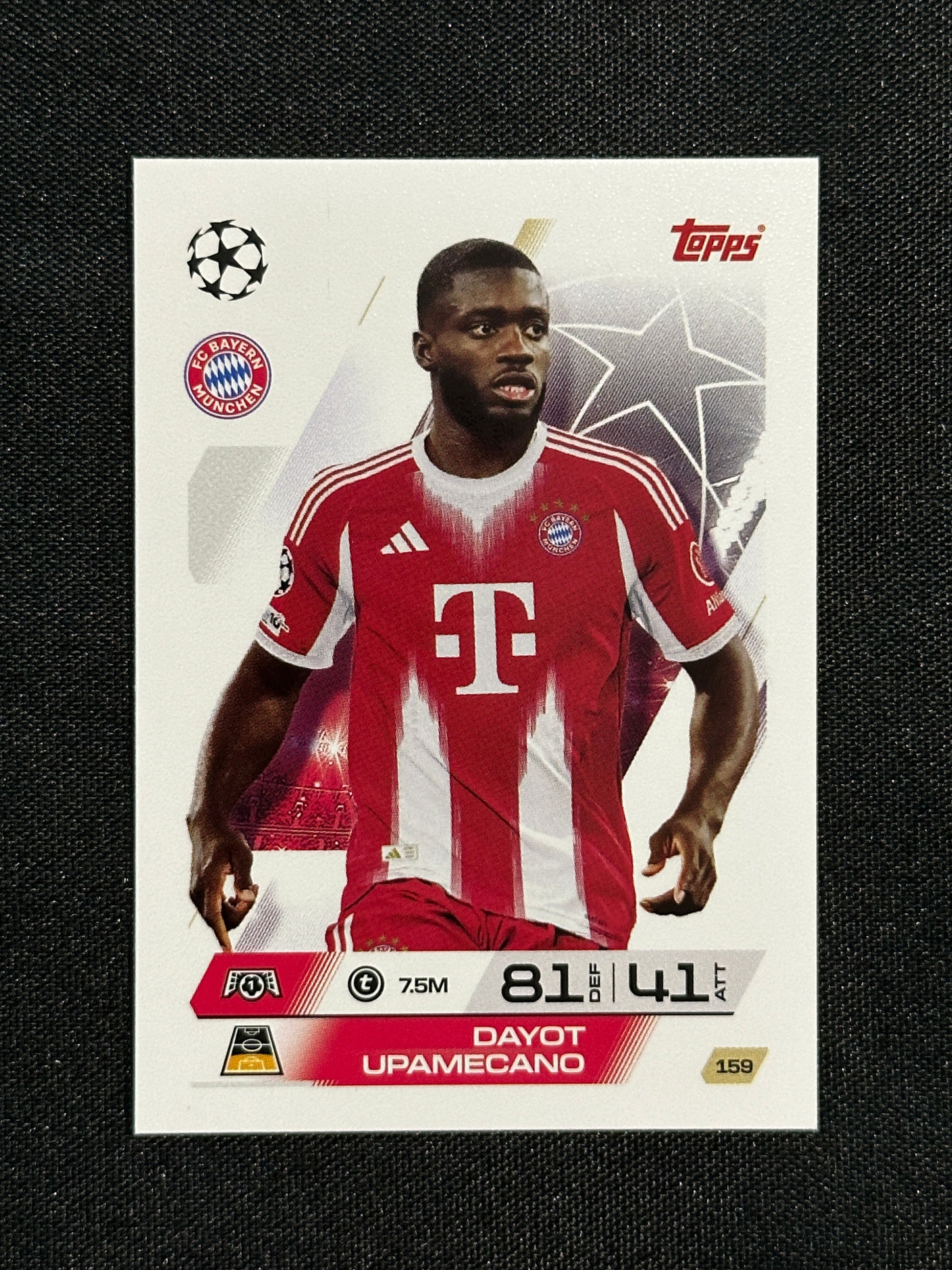 159 Dayot Upamecano Bayern München Base - Topps Match Attax 2025/26