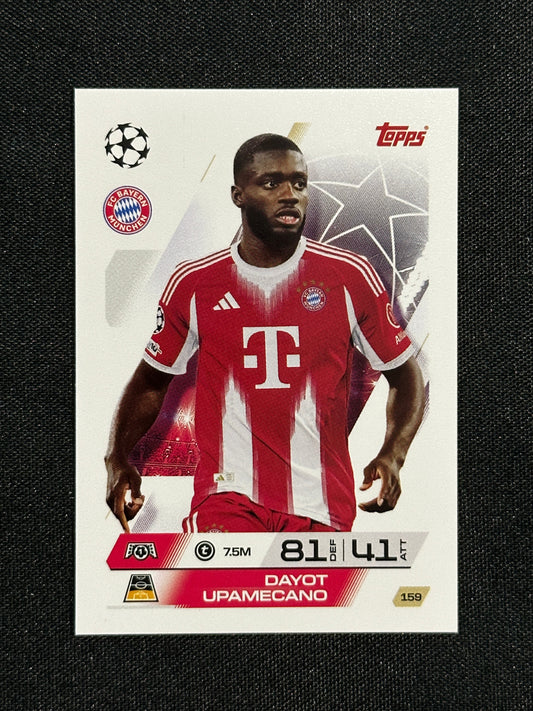 159 Dayot Upamecano Bayern München Base - Topps Match Attax 2025/26